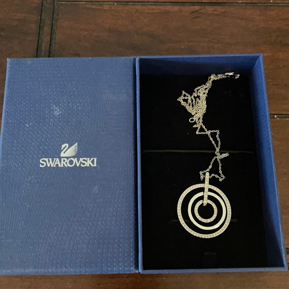 Swarovski Necklace - 3 Circles Pendant